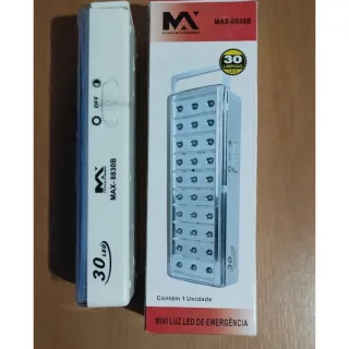 Luminária de Led 30 Led - Luz de Emergência e Lanterna - MODELO SEM LANTERNA  01