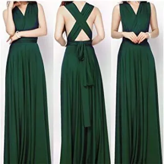 20% de Desconto em Vestido Longo Feminino para Festa, Casamento e Formatura - terra cota CLARO