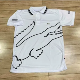 Promoção Camisa Gola V Estampada Unisex - Vermelho