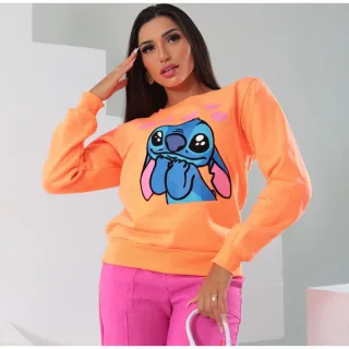 Blusa Flanelada Pelúciada Forrada P ao G - Moletom - 011