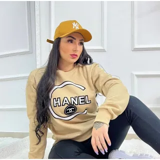 Blusa Flanelada Pelúciada Forrada P ao G - Moletom - 011