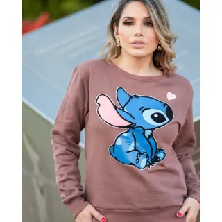 Blusa Flanelada Pelúciada Forrada P ao G - Moletom - 011