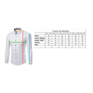 Promoção Camisa Social Masculina Luxo Slim Fit Manga Longa - Verde Claro