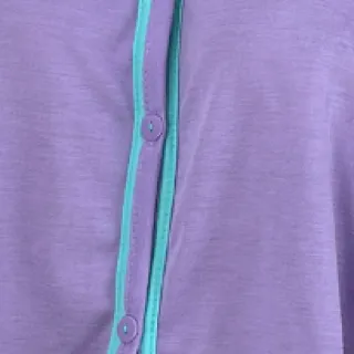 Camisola de Botão Feminina Blogueirinha com Gola - MESCLA