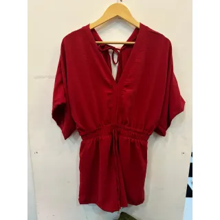 Tendência Verão: Macaquinho Feminino Curto Duna - Macacão - Pink