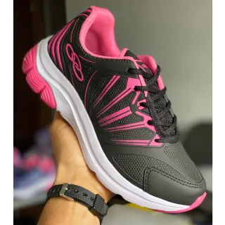 REF 910 Tênis Feminino - Compre online na Raryel - grafite/pink
