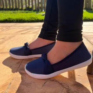 Promoção Sapatilha Feminina Lacinho Tênis Modelo nol Super confortável - Preto