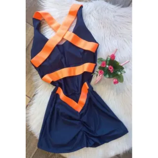 Macaquinho academia com bojo empina bumbum fitness - Vermelho/Verde Neon