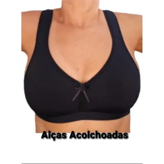 Plus Size Top Conforto Sutiã Super Reforçado com Alças Acolchoadas - Nude