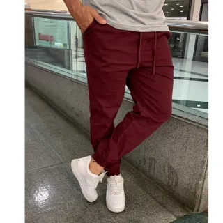 Calça Jogger Masculina Elastano Boca Apertada Estilo Jogador - jeans