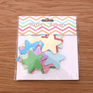 Decoração de Festa de Aniversário e Casamento - Papel Pendurado 3D 1.8M - ESTRELA