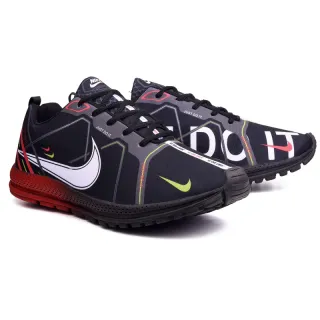 Sapato Masculino Tamanho Especial 44 ao 48 - Just Tênis - PRETO/VERMELHO