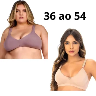 Sustentação Confortável: Sutiã Plus Size Sem Bojo Regulável