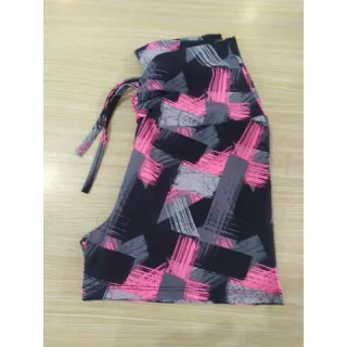 Fitness GG frontal alta cintura corda shortinho - Fuccia