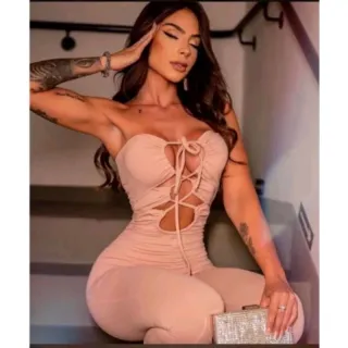 Lançamento: Macacão Malu moda gringa - Telha