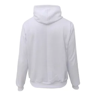 Moletom masculino para treinos em algodão de qualidade - Branco