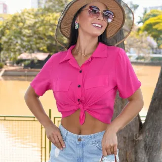 Blusa Manga Curta - SL003 - Verde