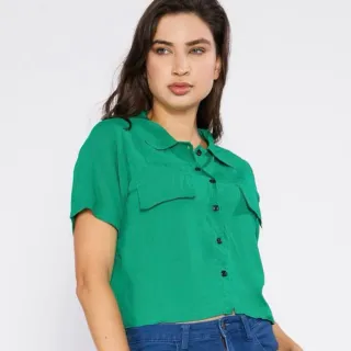 Blusa Manga Curta - SL003 - Verde