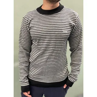 Moda Inverno: Blusa Suéter Masculino de Frio Confortável e Elegante - Azul Bebê