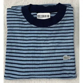 Moda Inverno: Blusa Suéter Masculino de Frio Confortável e Elegante - Azul Bebê