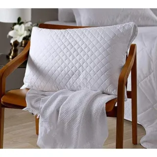 Travesseiro Antibacteriano Macio Kit 2 - Antealegico - Branco