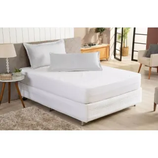 Travesseiro Antibacteriano Macio Kit 2 - Antealegico - Branco