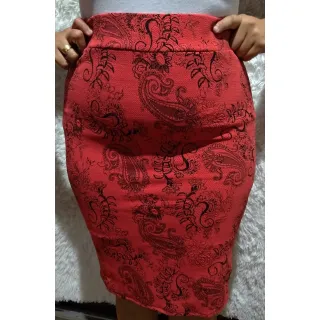 Saia Social Evangélica de Jacard com Elastano - VERDE 4