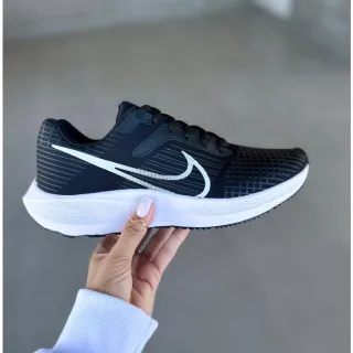 Zoom Masculino Feminino Leve Tênis de Corrida Treino Academia - Grafite/Verde