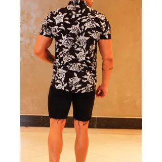 Promoção Camisas Estampadas Unisex Slim Fit - Alta Qualidade - P