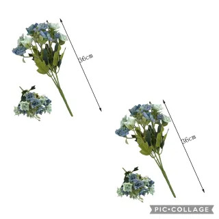 Flores Artificiais Peônia Rosa - Arranjo de Decoração - Rosa Pink kit com 2