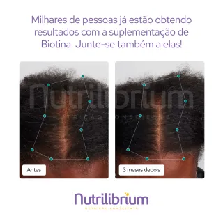 Biotina Nutrilibrium + Ácido Hialurônico Premium Kit Colágeno Verisol - Abacaxi com Hortelã