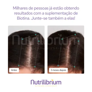 Biotina Nutrilibrium + Ácido Hialurônico Premium Kit Colágeno Verisol - Abacaxi com Hortelã