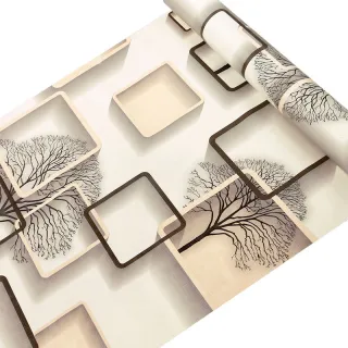 Diversos Modelos Papel de Parede Adesivo Lavável - 20 Metros - HEXAGONO