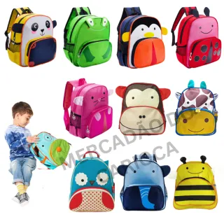 Escolar Creche Passeio Mochila Infantil Animais Zoo Pets Menino e Menina