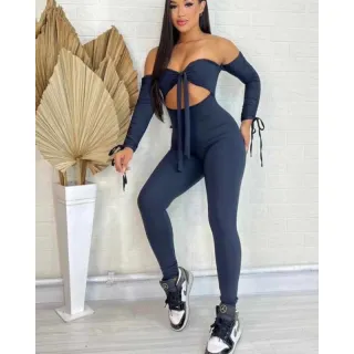 Sabrina tomara que caia macacão - Branco