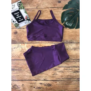Moda fitness: conjunto top e short curto ou pedal - Est.13
