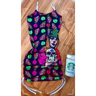 Vestidos Alerquina Multimarcas: Macaquinhos Coringa, Jamaica, Erva Mandrake - Macaquito Jamaica 🇯🇲