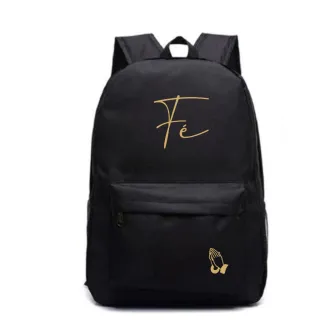 Mochila resistente feminina e masculina - envio imediato - love novo rosa