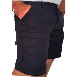 Bermuda Premium Masculina Cargo Brim Liso - Diversas Cores - Bege