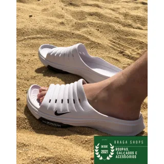 Zoom Nuvem Masculino e Feminino - Chinelo Casual Unissex - Vermelho