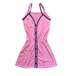 Camisola Alcinha Blogueirinha / Camisola de Botão - Marinho