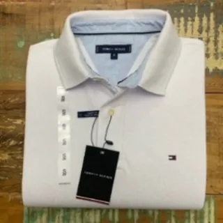 Envio Imediato! Camisa Polo Masculina Tommy Hilfiger - Modelo Básico - Vermelho