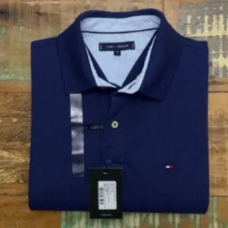 Envio Imediato! Camisa Polo Masculina Tommy Hilfiger - Modelo Básico - Vermelho
