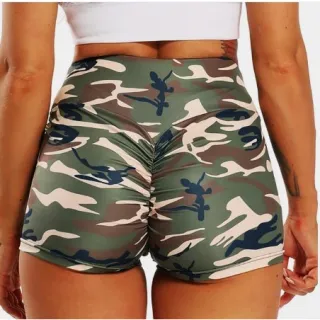 Shortinho curtinho colado moda sexy treino micro empina bumbum - Preto