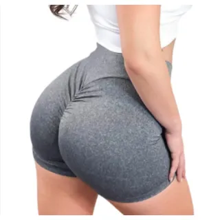 Moda verão academia shortinho colado empina bumbum treino justo - Vermelho