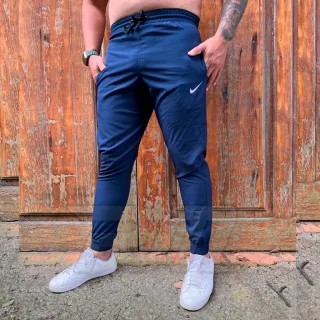 Dri fit Calça Esportiva Preta Elastano Masculina Treino Academia - Azul Marinho