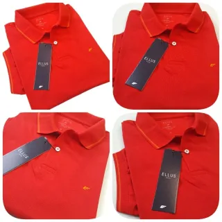 ELLUS Camisa Polo: Cores Variadas - Azul Marinho