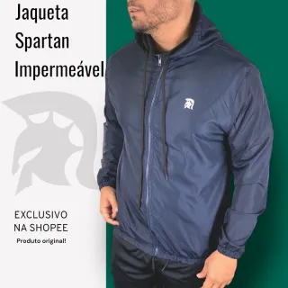 Forro no Capuz Jaqueta Masculina Impermeável - JAQUETA Selecção Preta