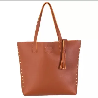 Lançamento Kit Bolsa Feminina - 4 peças - Caramelo