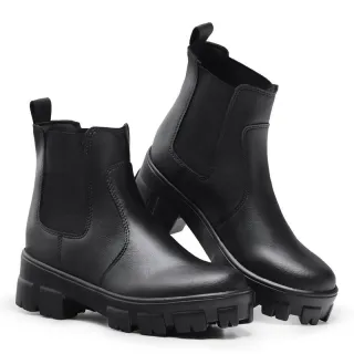 Tratorada Coturno Blogueira Com Elástico - Raryel